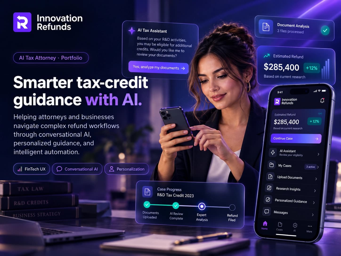 AI Tax Attorney concept for tax-credit questions and document guidance